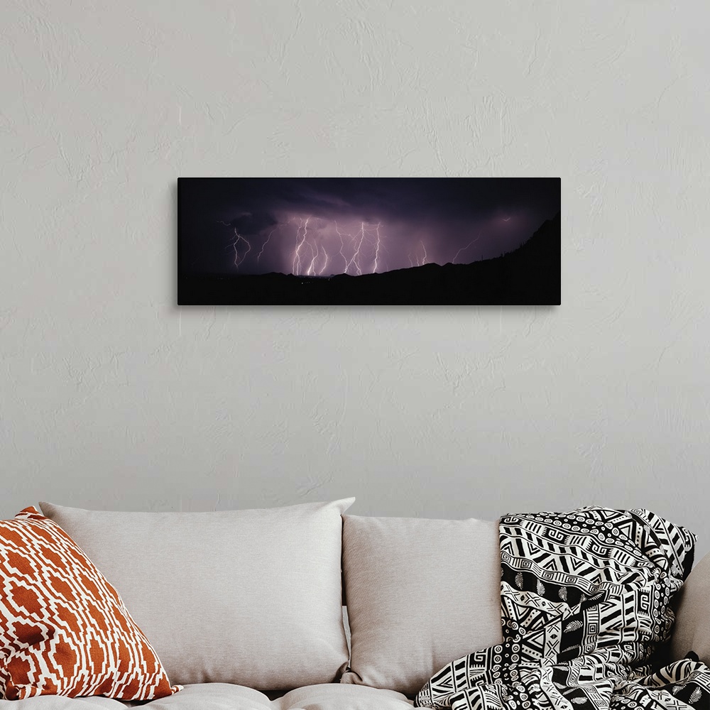 A bohemian room featuring Lightning Storm in Avra Valley