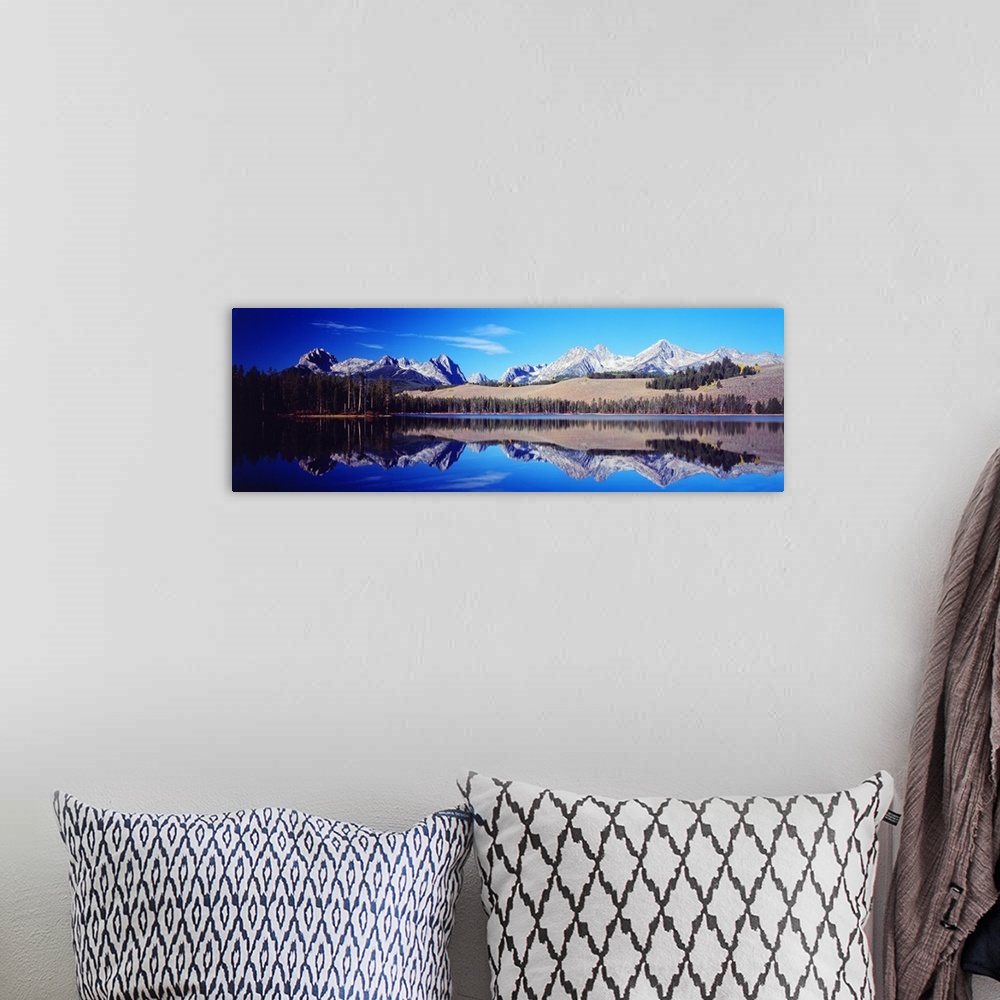 A bohemian room featuring Little Redfish Lake Mountains ID