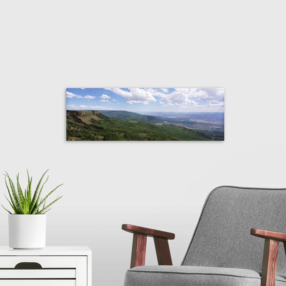 A modern room featuring Looking South from Lands end Grand Mesa National Forest Colorado