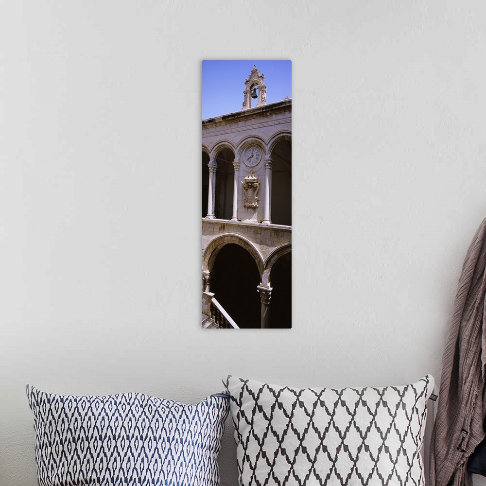 A bohemian room featuring Low angle view of a bell tower, Rectors Palace, Dubrovnik, Croatia