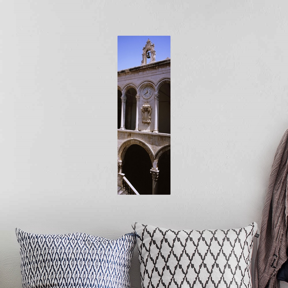 A bohemian room featuring Low angle view of a bell tower, Rectors Palace, Dubrovnik, Croatia