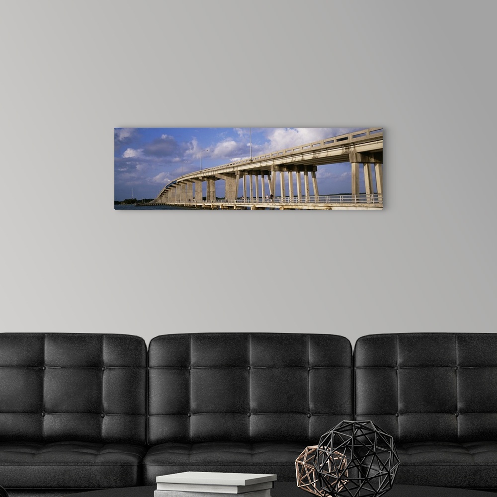 A modern room featuring Low angle view of a bridge, Marco Island, Florida