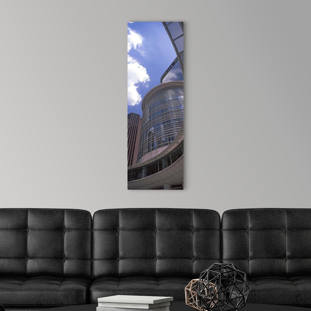 A modern room featuring Low angle view of a building, Chevron Building, Houston, Texas