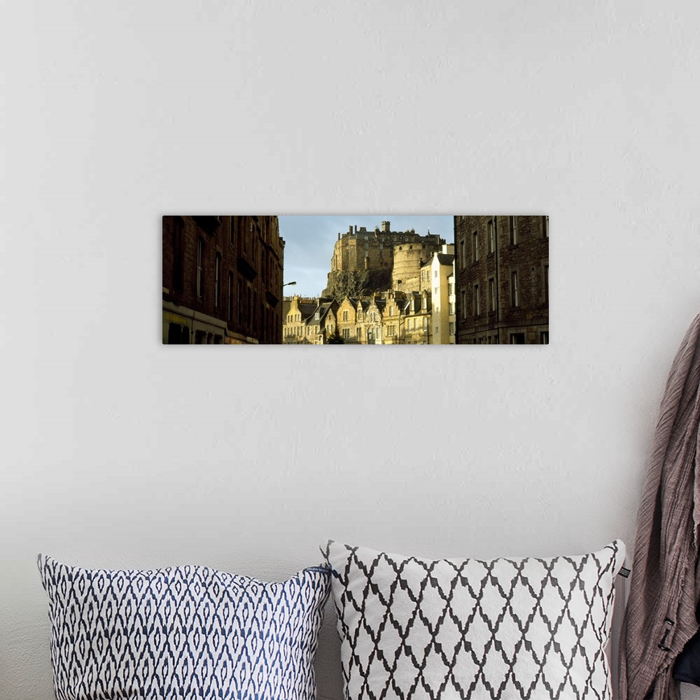 A bohemian room featuring Low angle view of a castle Edinburgh Castle Edinburgh Scotland