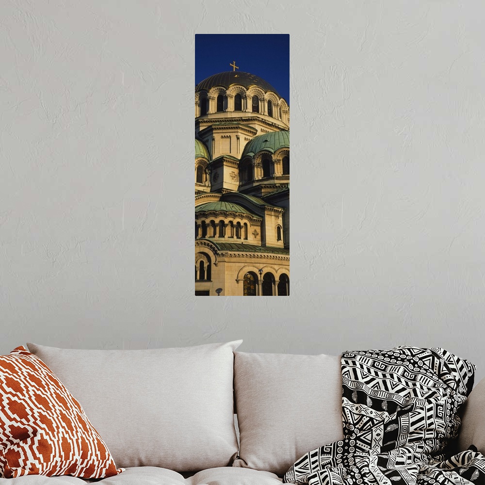 A bohemian room featuring Low angle view of a cathedral, St. Alexander Nevski Cathedral, Sofia, Bulgaria