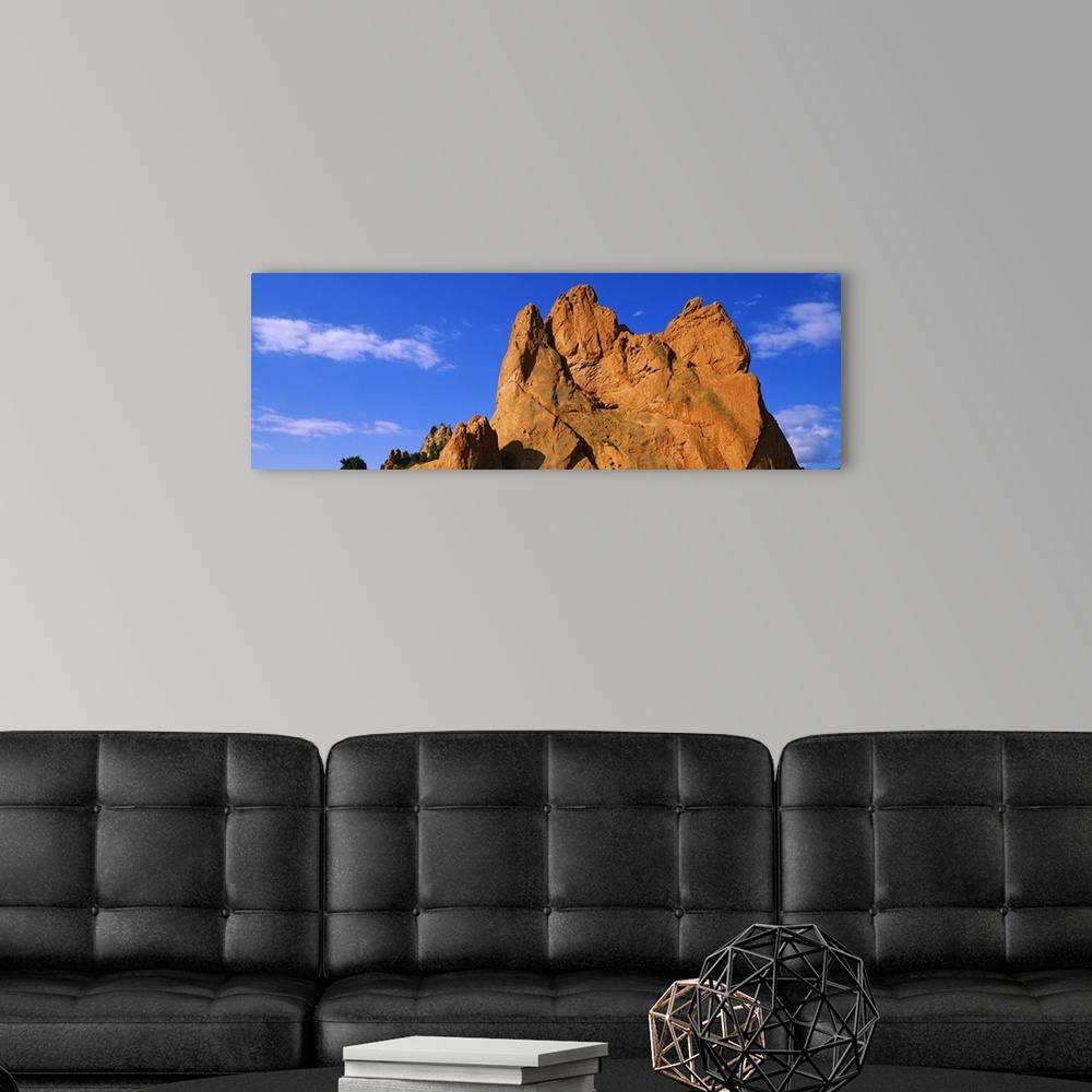 A modern room featuring Low angle view of a cliff, Garden of the Gods, Colorado Springs, Colorado