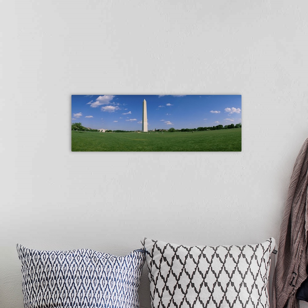 A bohemian room featuring Low angle view of a monument, Washington Monument, Washington DC