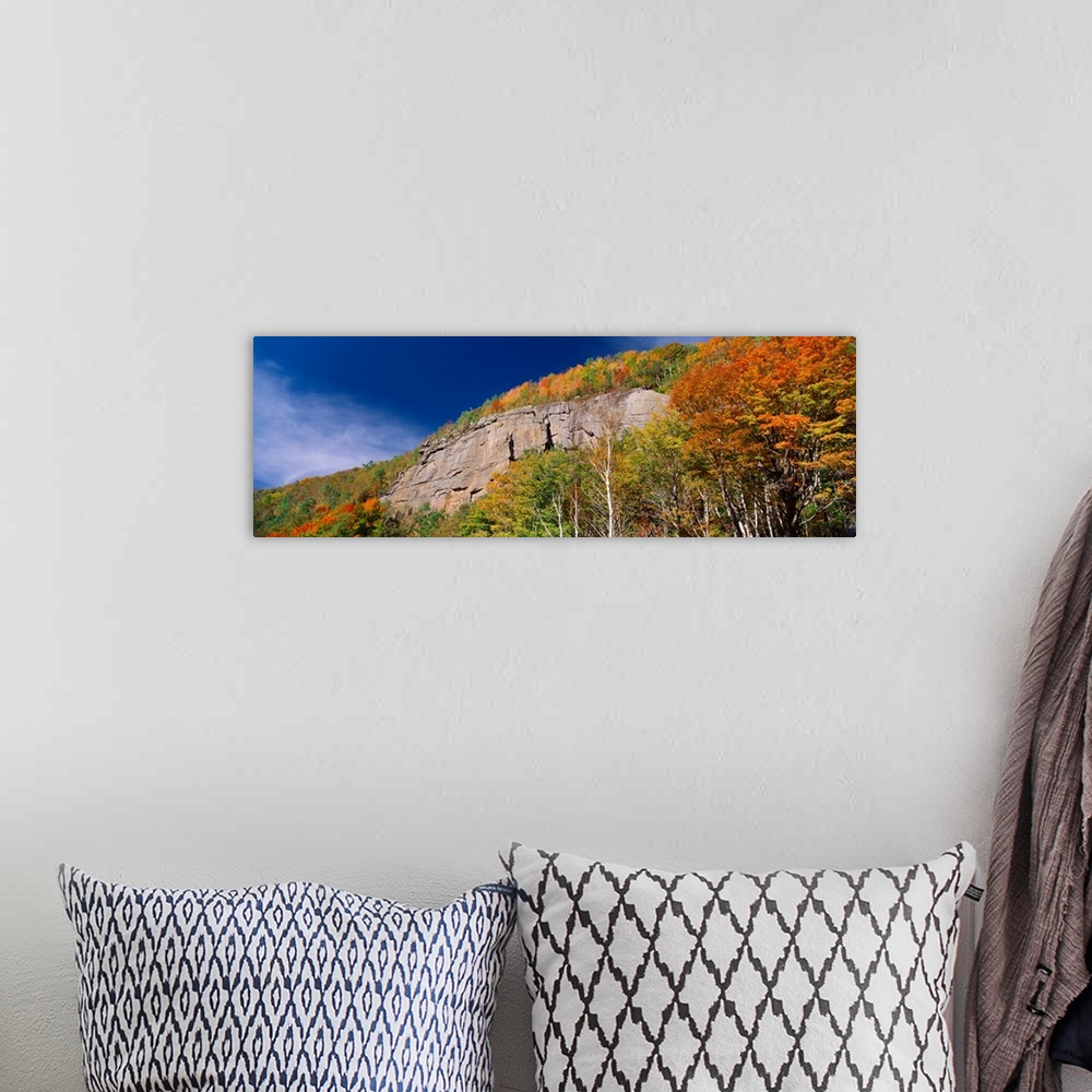 A bohemian room featuring Low angle view of a mountain, Adirondack Mountains, Keene, New York State