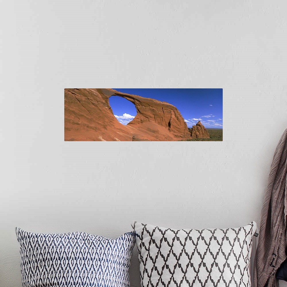 A bohemian room featuring Low angle view of a rock formation, Hope Arch, Navajo Indian Reservation, near Chinle, Arizona