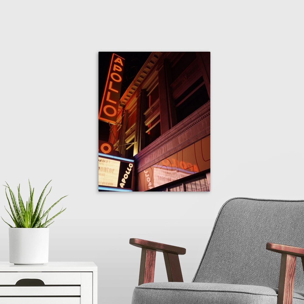 A modern room featuring The Apollo Theater, Manhattan, New York, New York State, USA