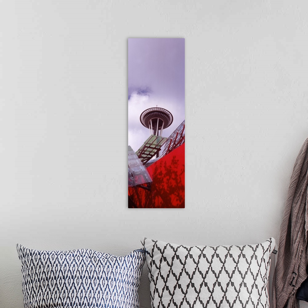 A bohemian room featuring Low angle view of a tower Space Needle Seattle King County Washington State