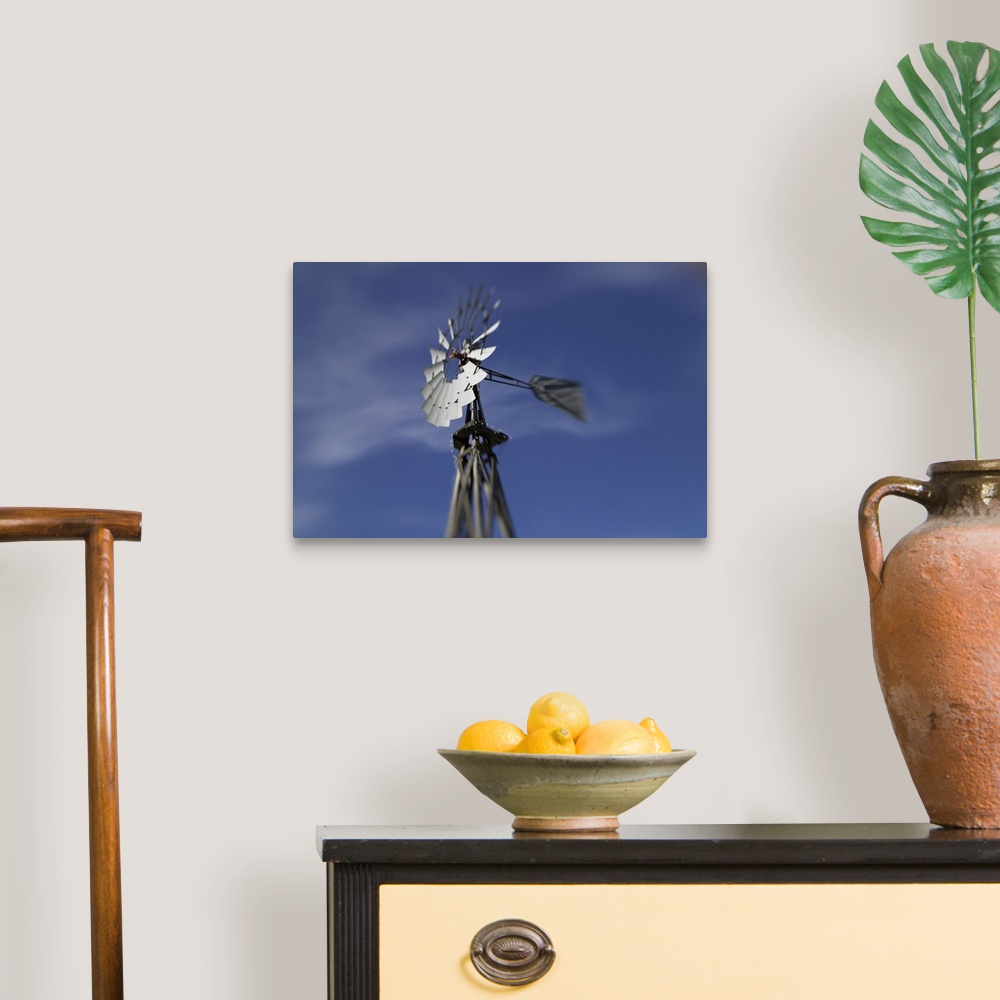 A traditional room featuring Low angle view of an industrial windmill, Grapevine, Texas