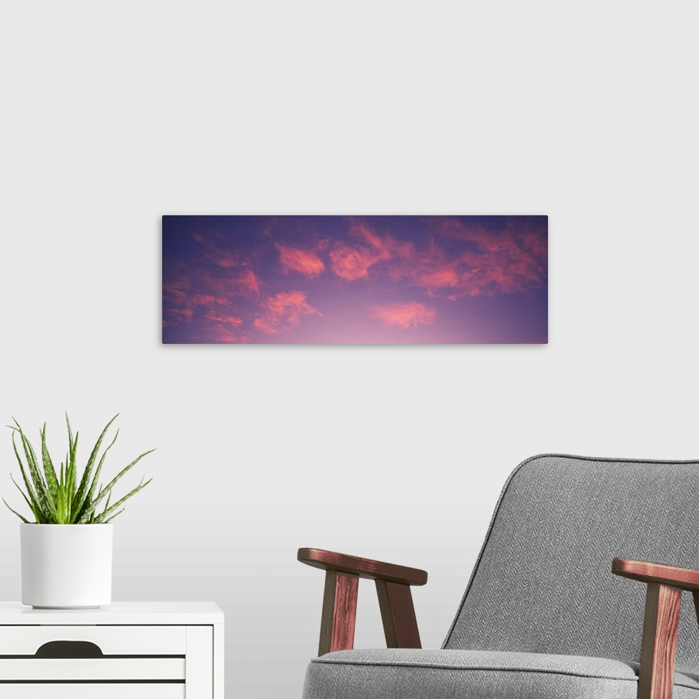 A modern room featuring Low angle view of clouds in the sky, Grand Cayman, Cayman Islands, West Indies