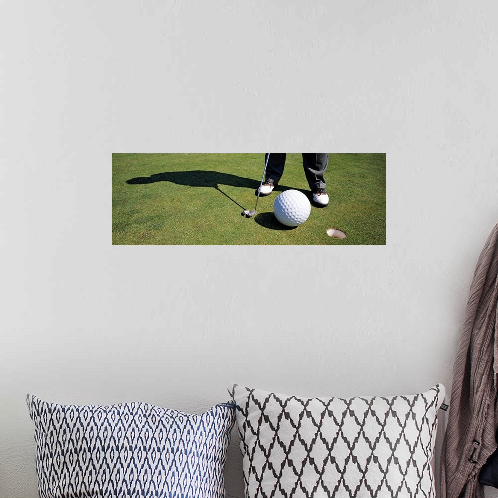 A bohemian room featuring Low section view of a golfer playing golf, San Francisco, California
