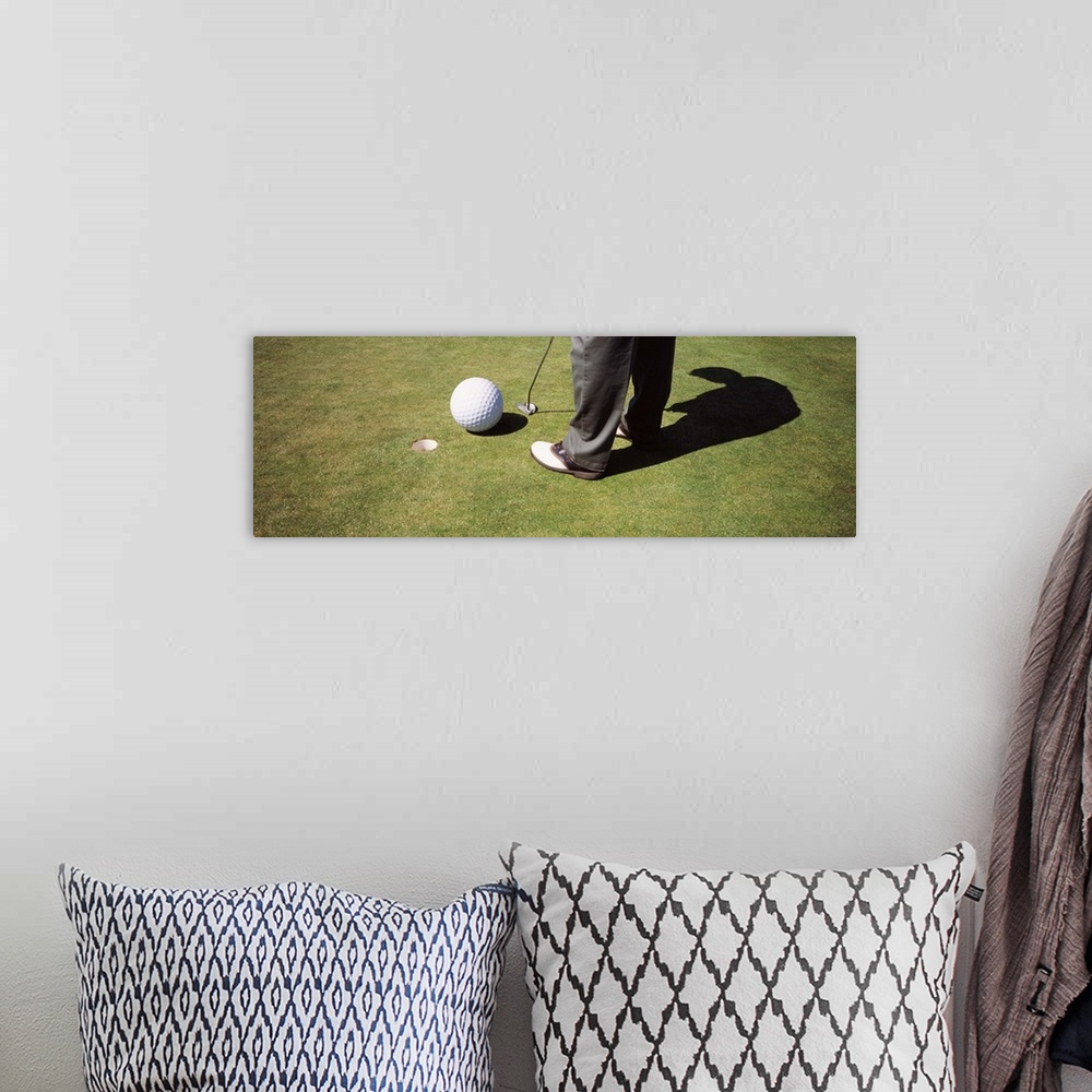 A bohemian room featuring Low section view of a golfer playing golf, San Francisco, California
