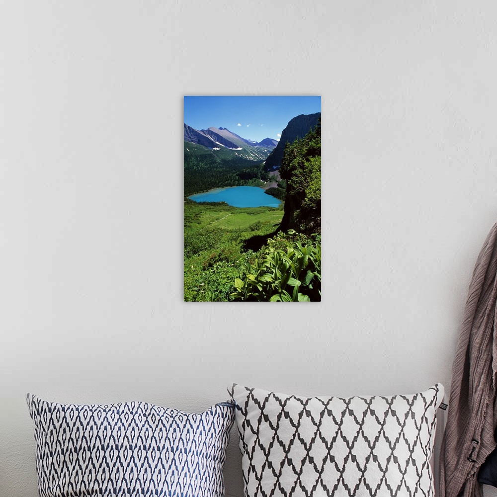 A bohemian room featuring Lush Foliage Around Grinnell Lake