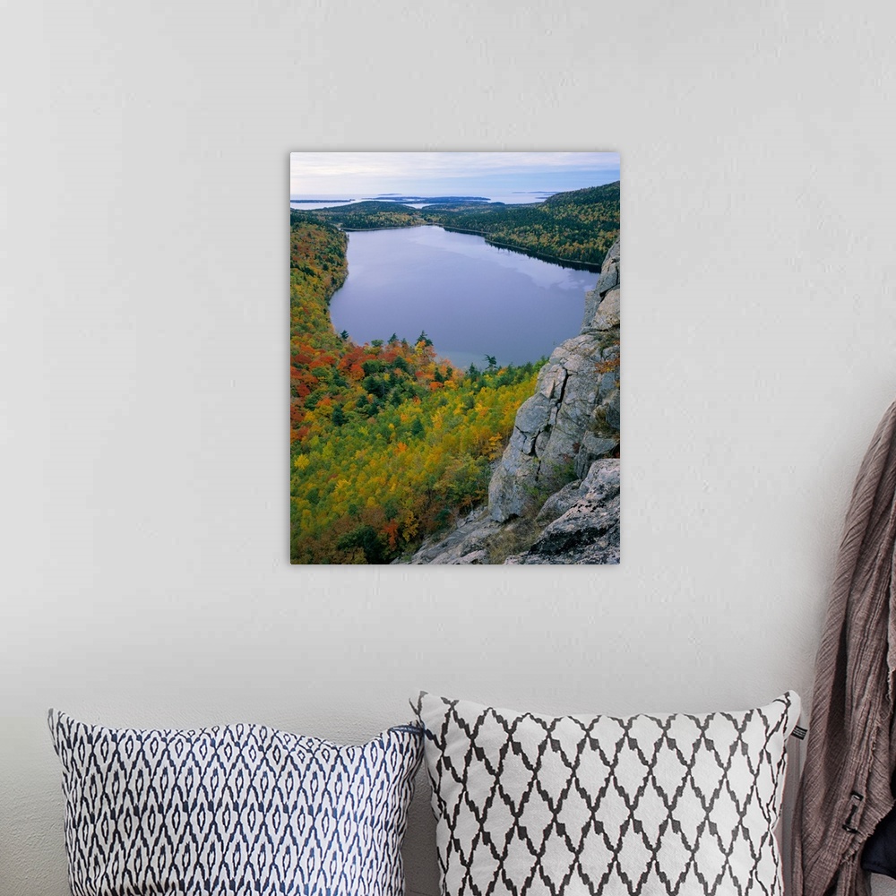 A bohemian room featuring Maine, Acadia National Park, Jordon Pond