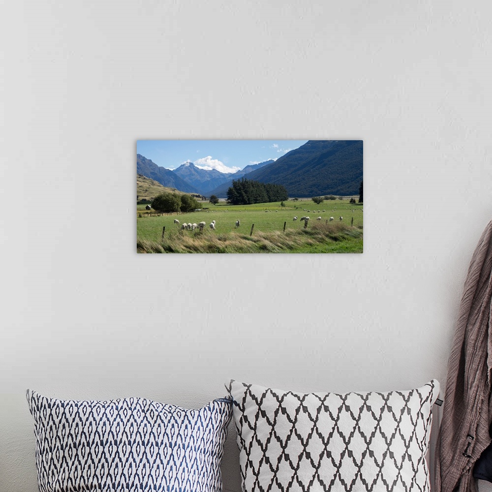 A bohemian room featuring Makarora-Lake Hawea Road, State Highway 6, Queenstown-Lakes District, Otago Region, South Island,...