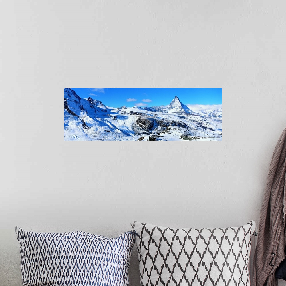 A bohemian room featuring Matterhorn Switzerland