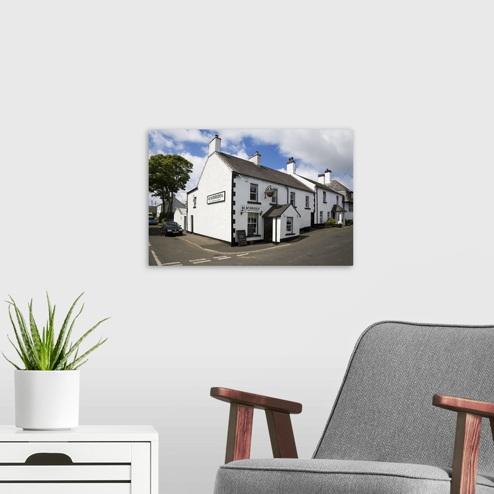 A modern room featuring McBrides Pub, Cushendun, County Antrim, Ireland