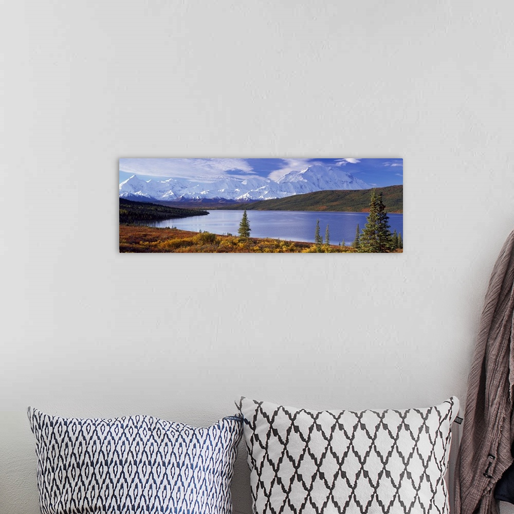 A bohemian room featuring McKinley River Denali National Park AK
