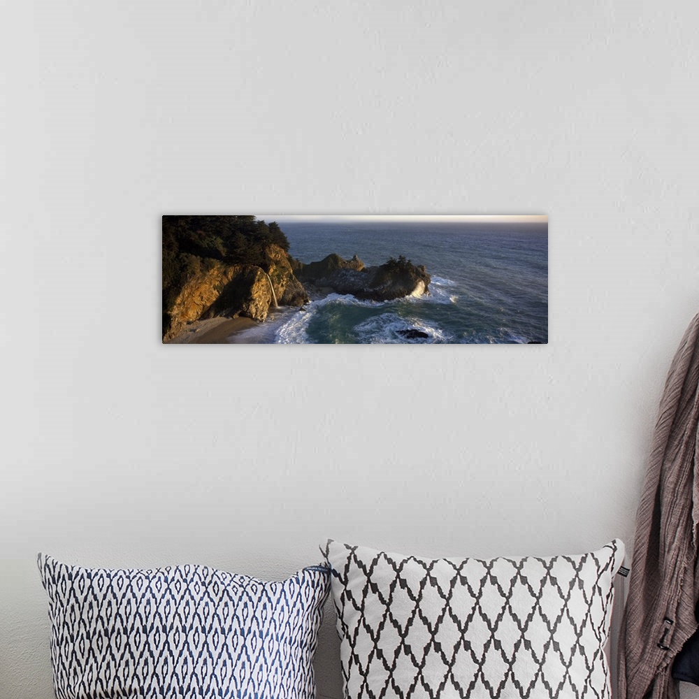 A bohemian room featuring McWay Falls CA