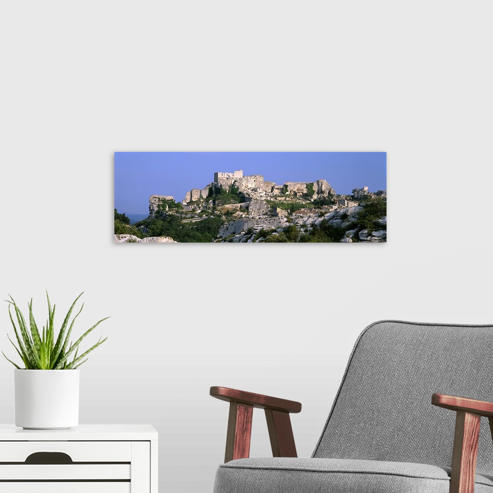 A modern room featuring Medieval Fortress of Le Baux Provence France