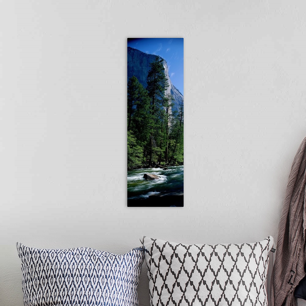 A bohemian room featuring Merced River and El Capitan Yosemite National Park CA