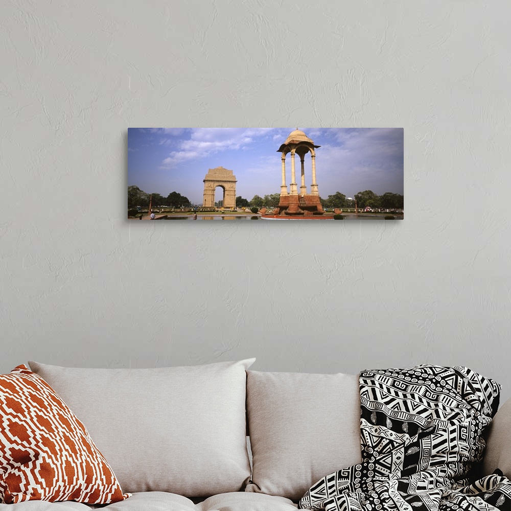 A bohemian room featuring Monument in a city, India Gate, New Delhi, India
