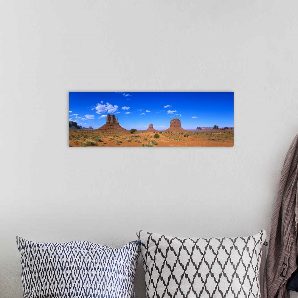 A bohemian room featuring Monument Valley Navajo Tribal Park