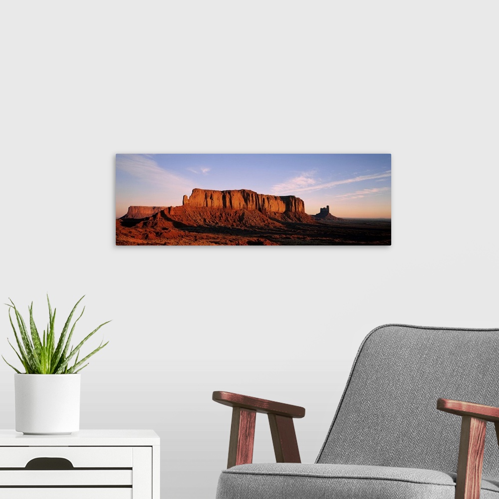 A modern room featuring Monument Valley Tribal Park AZ