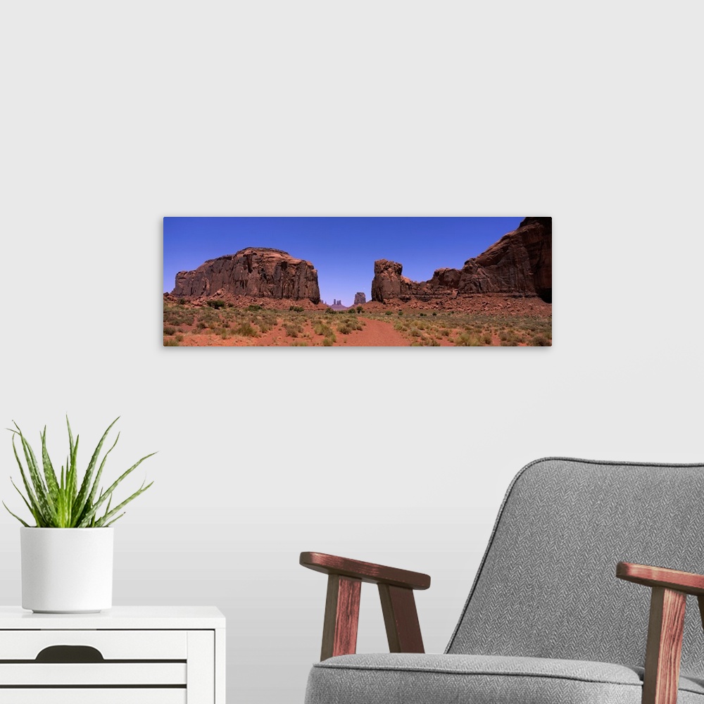 A modern room featuring Monument Valley Tribal Park AZ