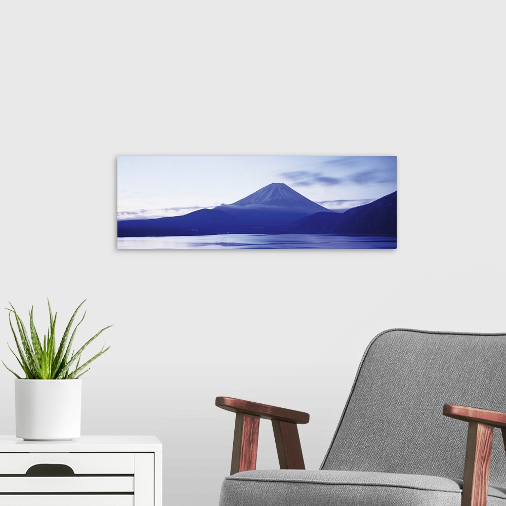 A modern room featuring Mount Fuji Japan