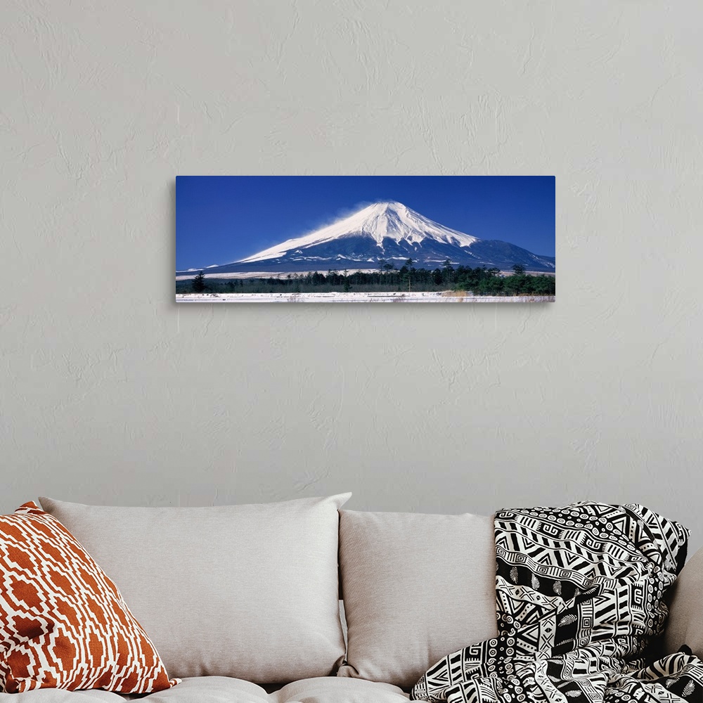 A bohemian room featuring Mount Fuji Oshino Yamanashi Japan