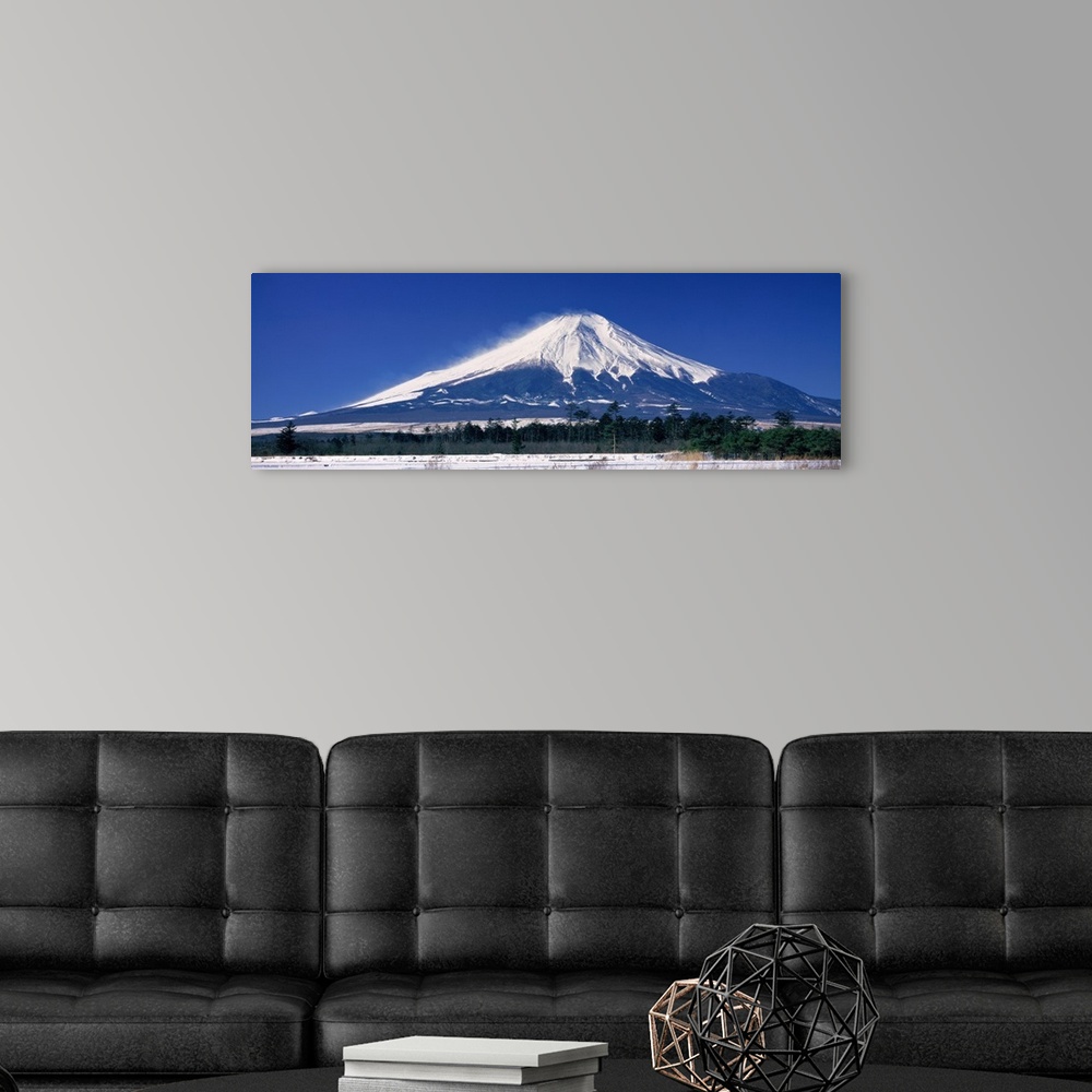 A modern room featuring Mount Fuji Oshino Yamanashi Japan