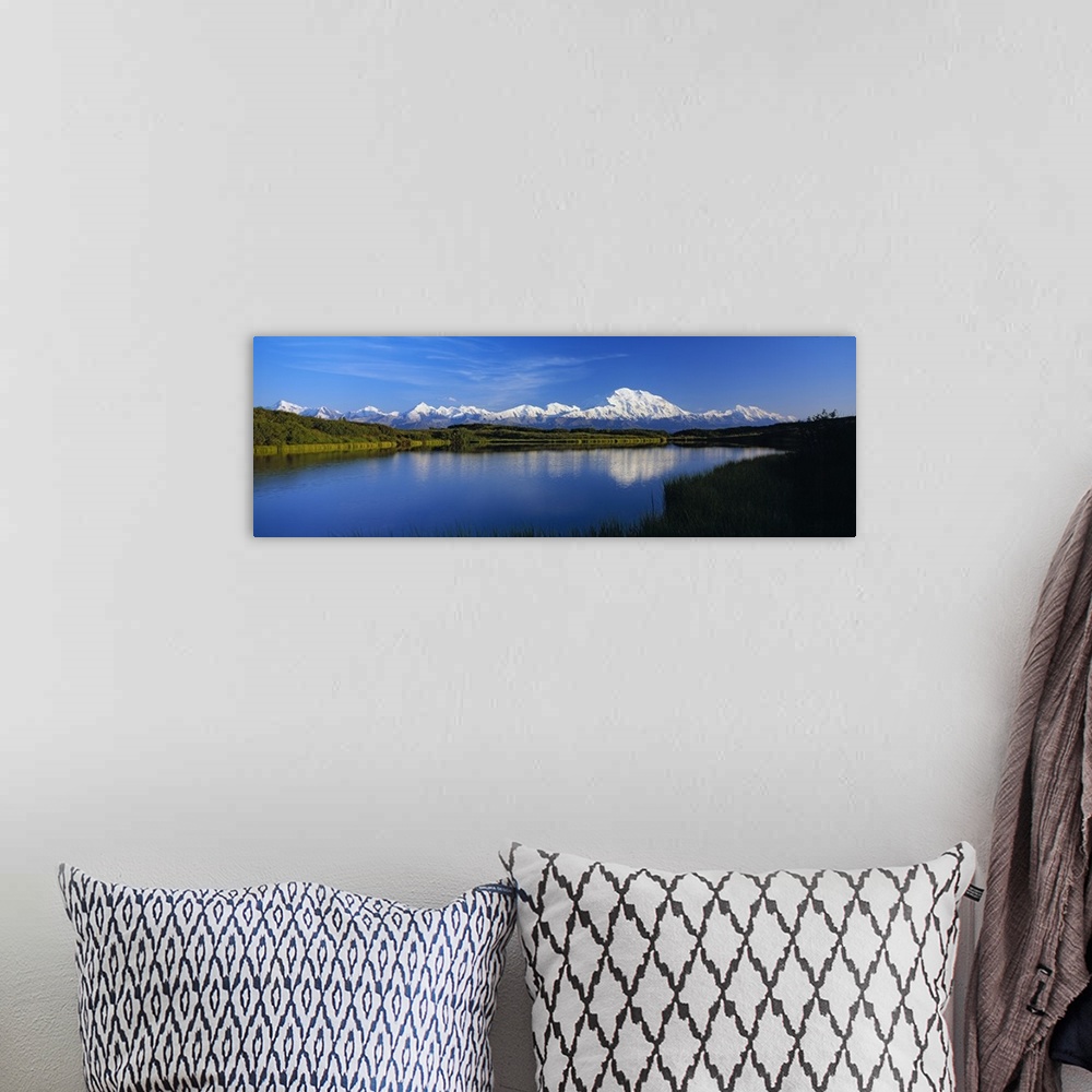 A bohemian room featuring Mount McKinley and Alaska Range, Wonder Lake, Alaska