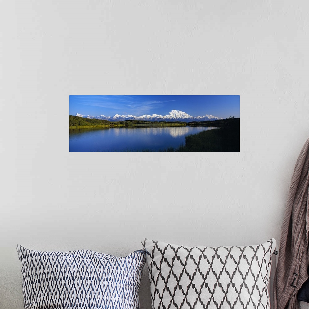 A bohemian room featuring Mount McKinley and Alaska Range, Wonder Lake, Alaska