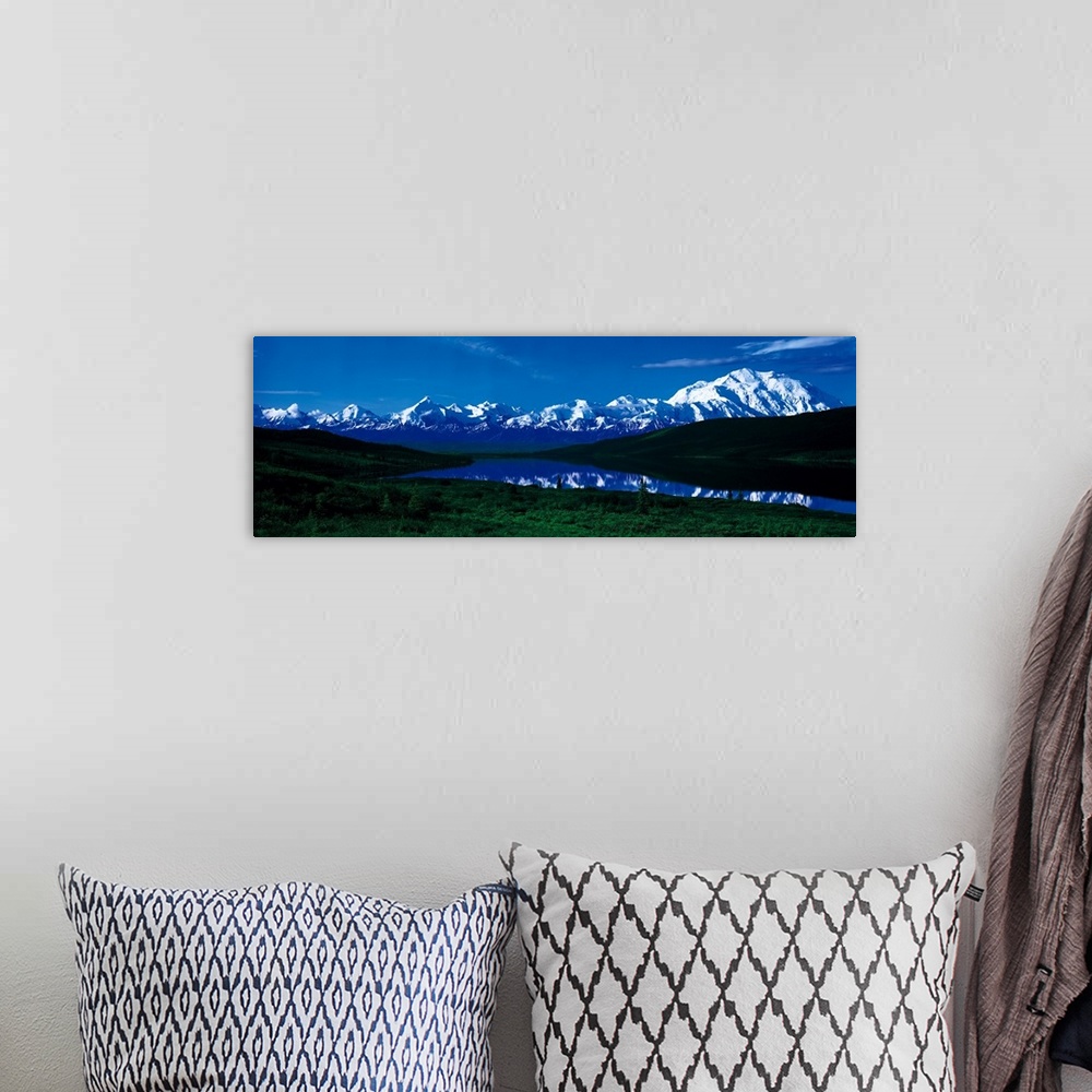 A bohemian room featuring Mount McKinley Denali National Park AK