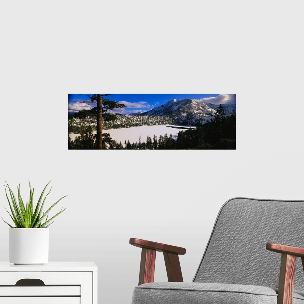 A modern room featuring Mount Sneffels Aspen CO