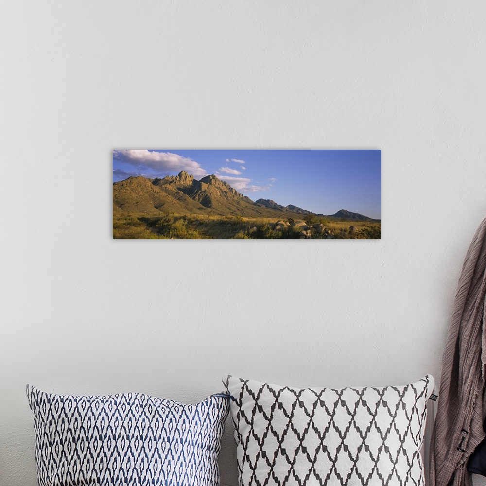 A bohemian room featuring Mountain range on a landscape, Organ Mountains, New Mexico