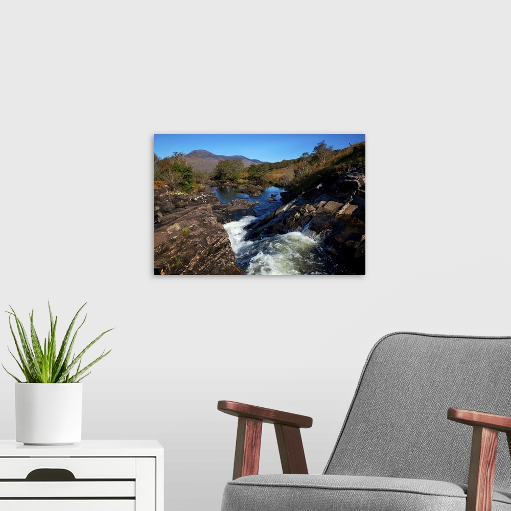 A modern room featuring Mountain Stream in the Black Valley, Killarney National Park, County Kerry, Ireland