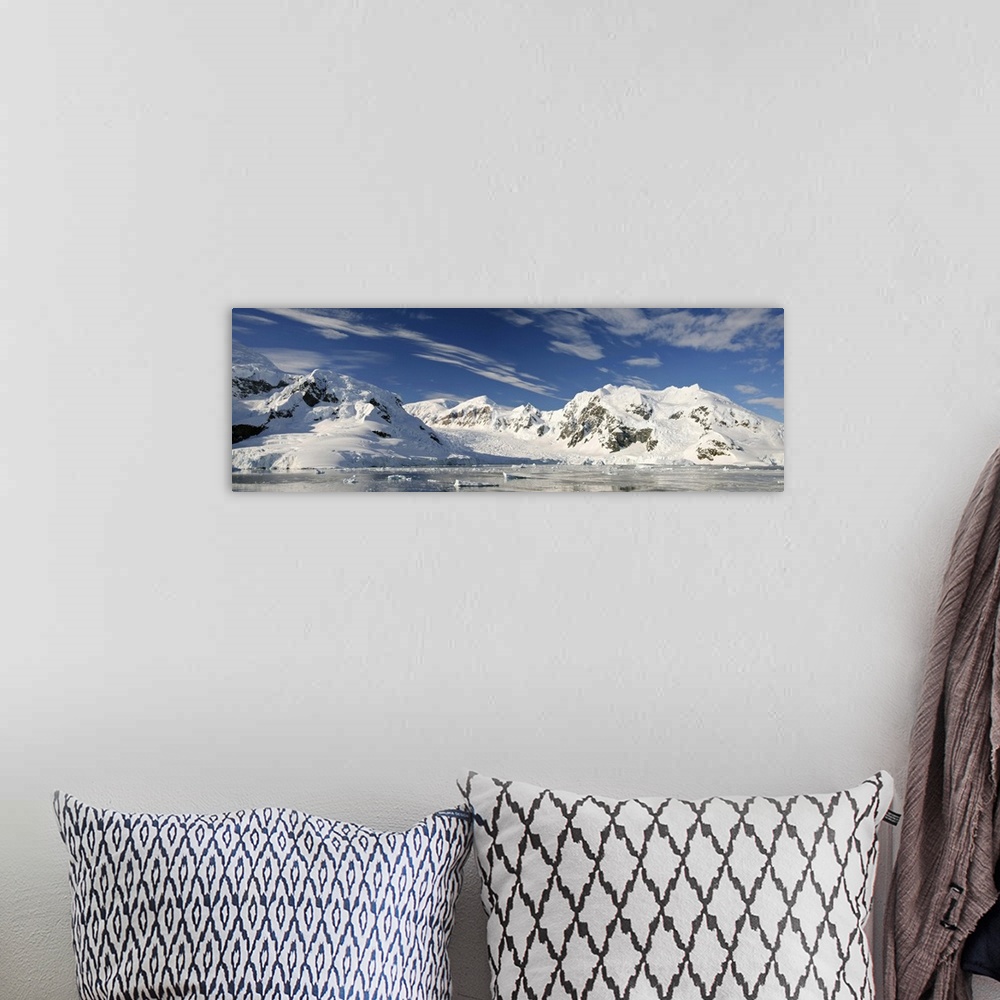 A bohemian room featuring Mountains and glaciers, Paradise Bay, Antarctic Peninsula