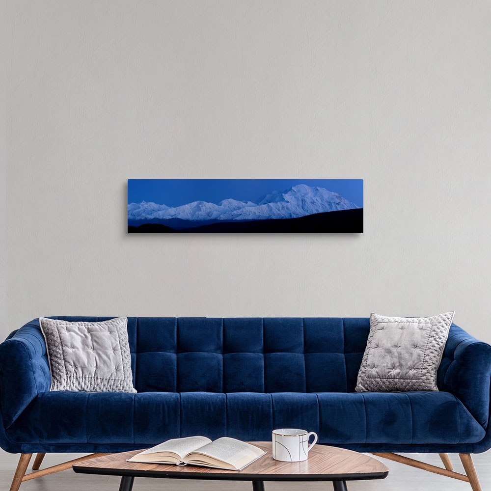 A modern room featuring Mountains covered with snow, Mt. McKinley, Denali National Park, Alaska