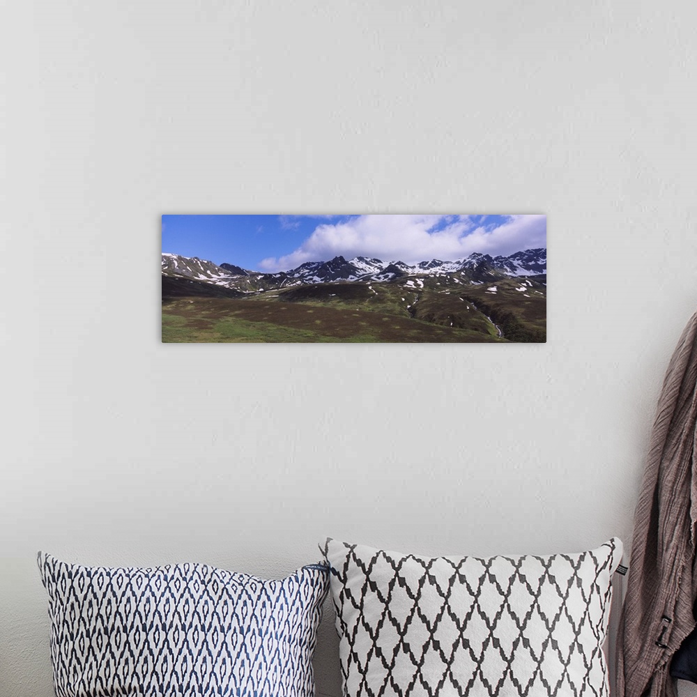 A bohemian room featuring Mountains on a landscape, Hatcher Pass, Hatcher Pass Road, Alaska