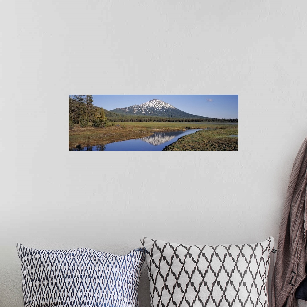 A bohemian room featuring Mt Bachelor OR