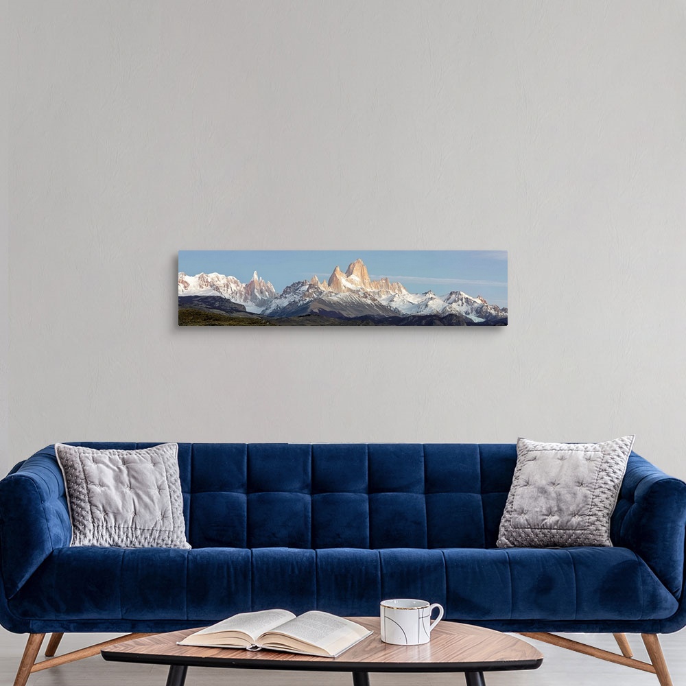 A modern room featuring Mt Fitzroy, Cerro Torre, Argentine Glaciers National Park, Patagonia, Argentina