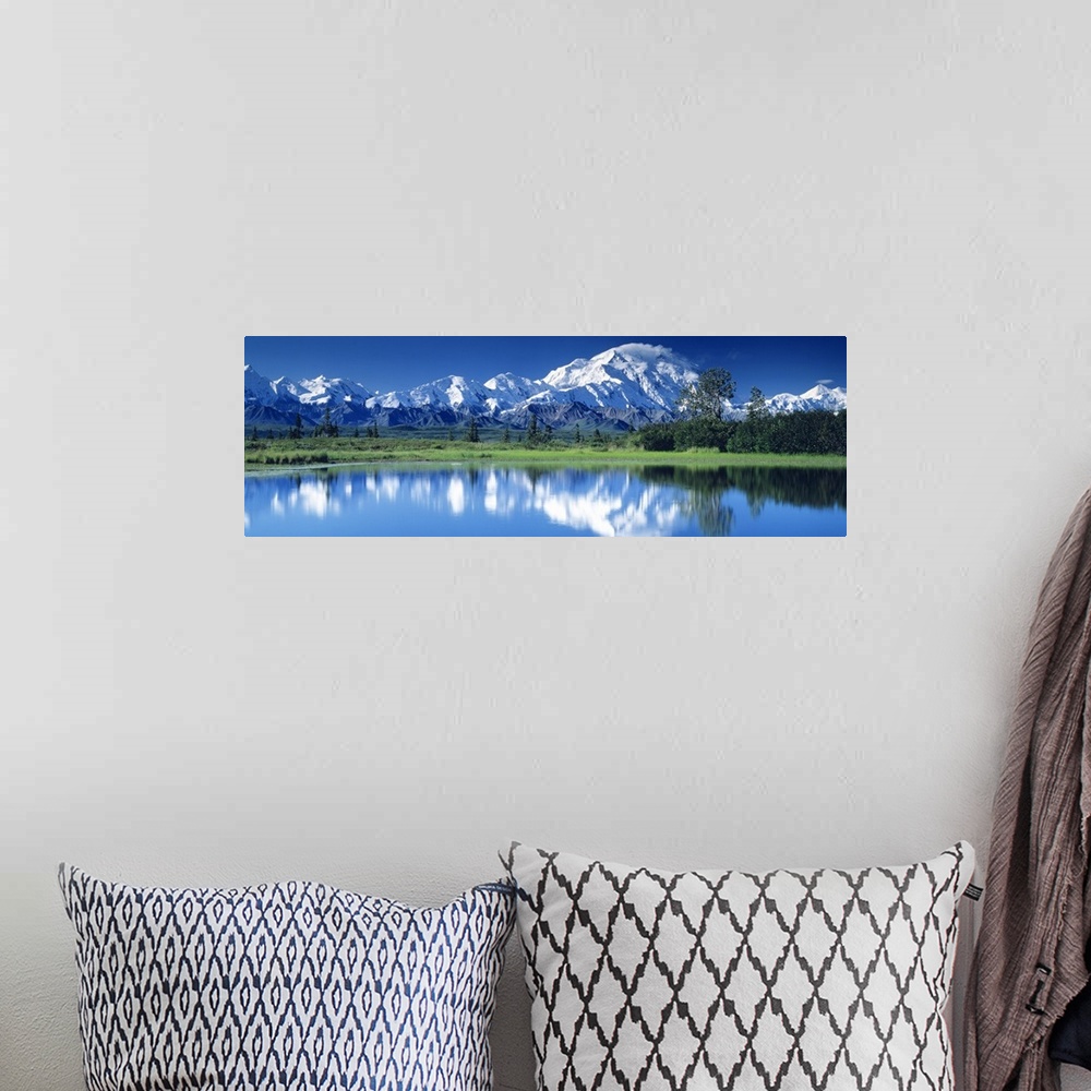 A bohemian room featuring Mt McKinley and Wonder Lake Denali National Park AK