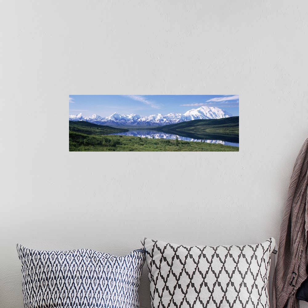 A bohemian room featuring Mt McKinley & Wonder Lake Denali National Park AK