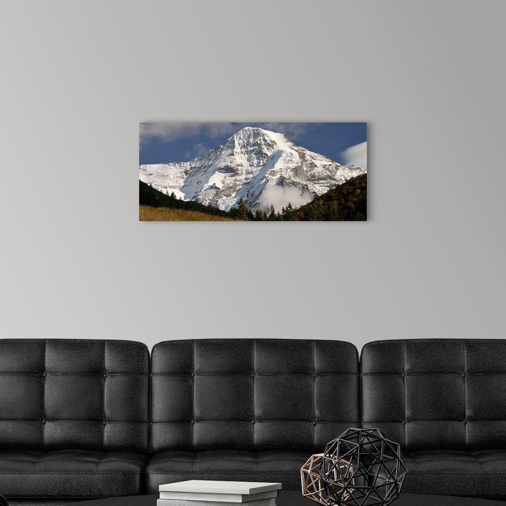 A modern room featuring Mt Monch, Kleine Scheidegg, Bernese Oberland, Bern, Switzerland