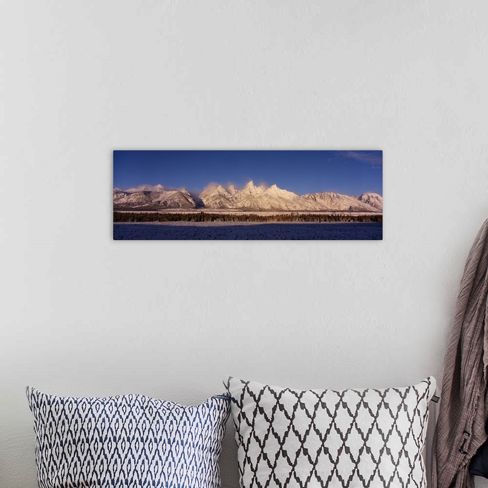 A bohemian room featuring Mt Moran & Teton Range Grand Teton National Park WY